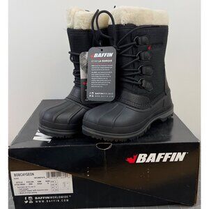 Baffin Women's Waterproof Winter Boots Black Sz. 6 New Bobcaygeon
